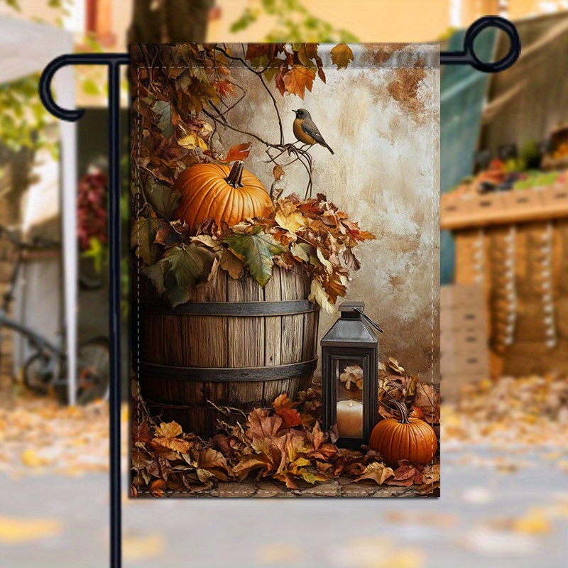 1pc Double-sided Garden Decor Garden Flag Maple Flag For Garde